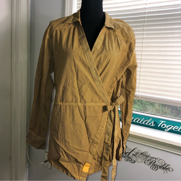 Free People Tops - FREE PEOPLE We The Free Wrapped In You STRIPED TOP Oversized Size XS